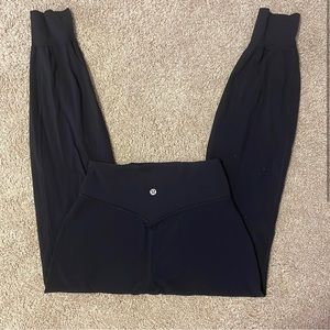 Lululemon, High Rise Jogger Full Length, Size 4, Black